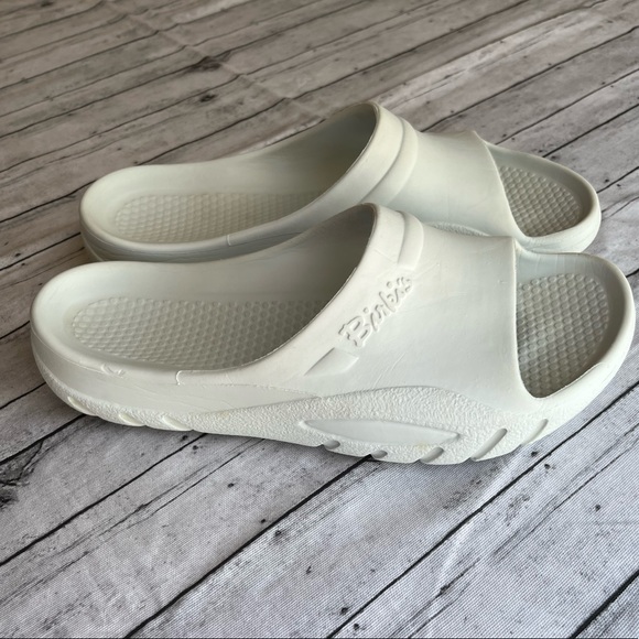 Birkenstock Shoes - Birkis white EVA beach waterproof slide sandals